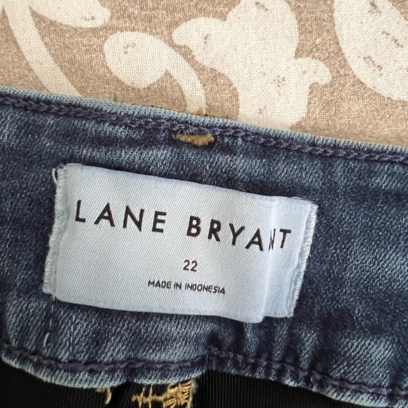 Lane Bryant Dark Blue Flare Jeans - Picture 3 of 3